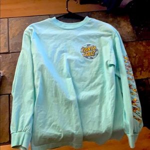 Santa Cruz flower shirt long sleeve